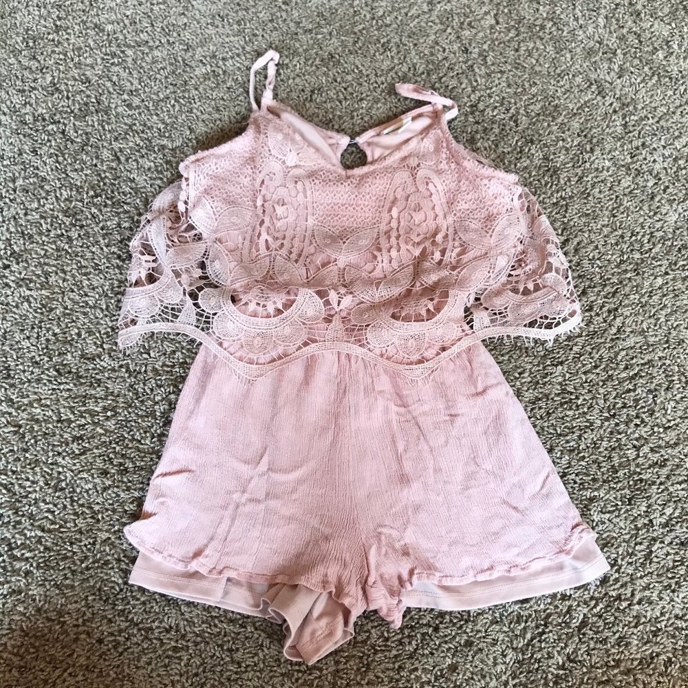 Mossimo lace romper